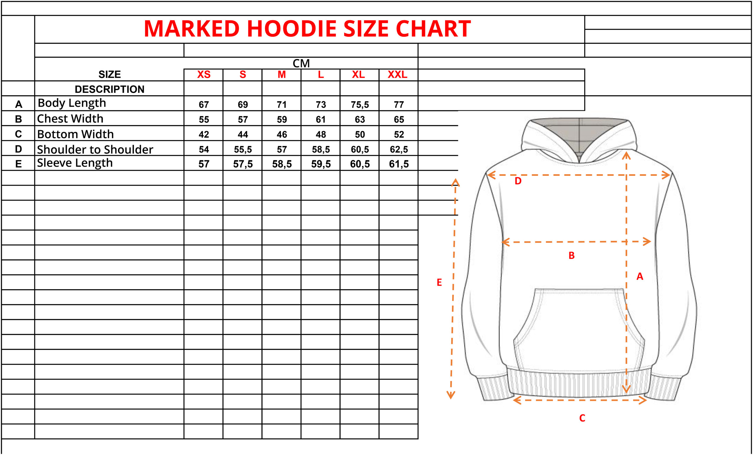 Marked Hoodie