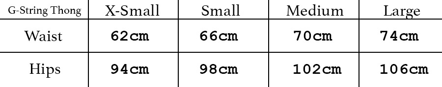 Manhattan G-String Thong